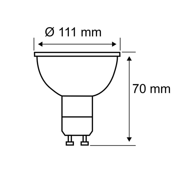 Paulmann LED QPAR111 6,5W GU10 425lm 2700K 24st