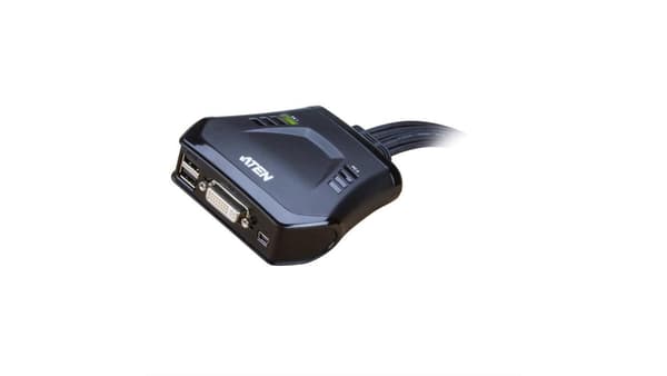 ATEN CS22D - KVM-switch - 2 portar