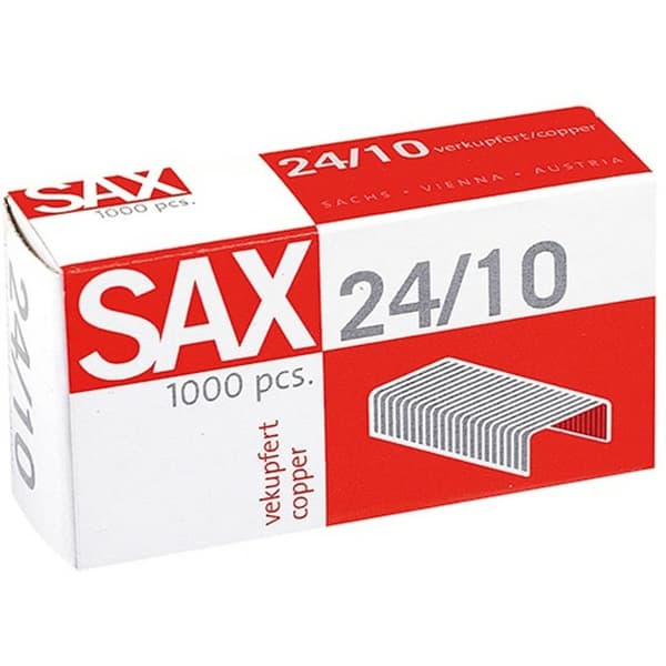 SAX HÆFTESTIFTER SAX 24/10 KOBBER