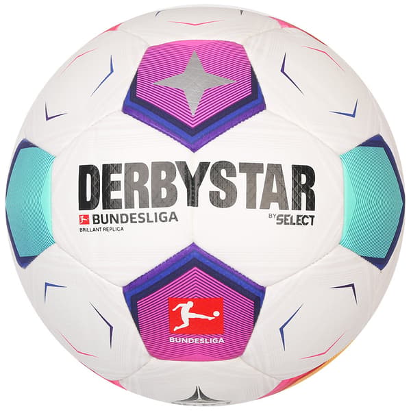 Boll DerbyStar Bundesliga 2023 Brillant Replica vit