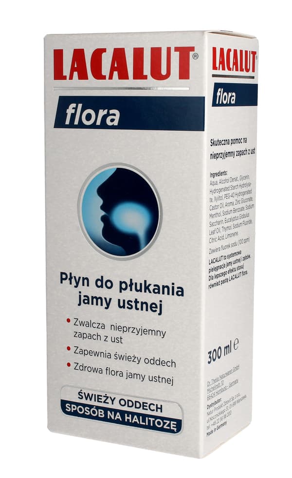 Lacalut Læbe Spytte Væske Flora 300ml