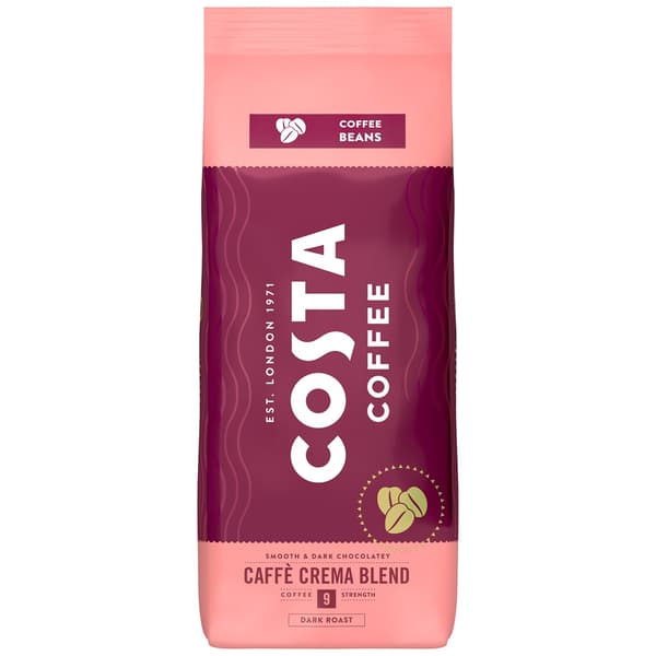 Costa Coffee Crema kaffebönor 1kg