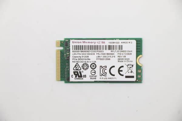 Lenovo 512 GB M.2 PCIe 2242 solid-state-enhet