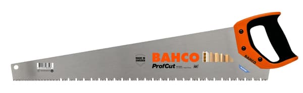 BAHCO HÅNDSAV TIL GIPSPLADER OG TRÆBASEREDE MATERIALER 600mm PROF CUT