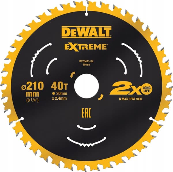 DEWALT RUNDSAV.210X30MMX40Z