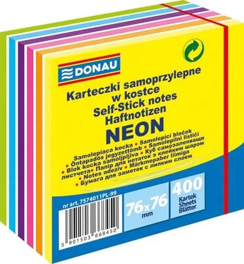 Donau Självhäftande. 76 x 76 mm (7574011PL-99)