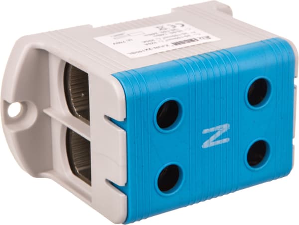 1-sporet skinneforbinder ZJUN 2x240 blå R34RR-07010021801