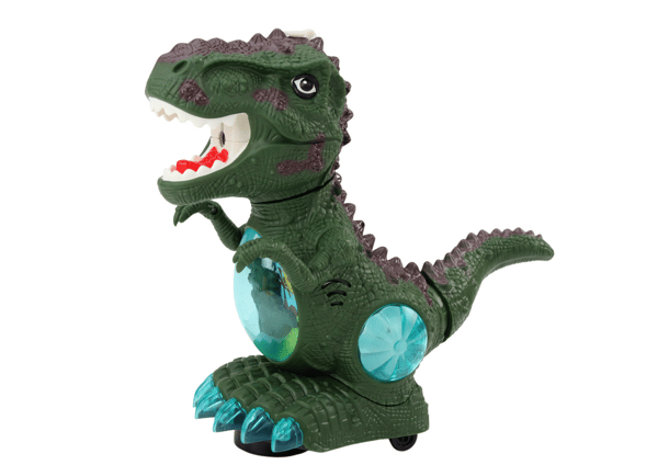 Dinosaurie Dinosaurie med grön klocka