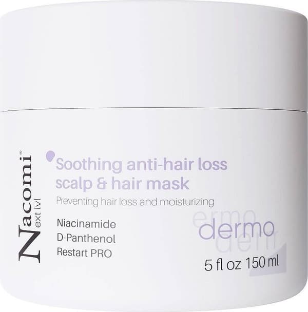 Nacomi_Next Level lugnande mask för hårbotten och hår, förebygger håravfall 150ml