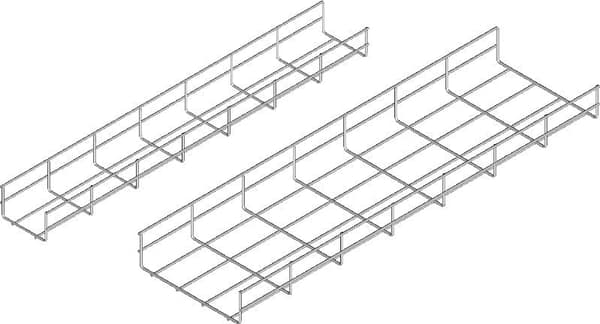Svejset trådnetbakke 60x60mm KSG60H60/3 960210 /3m/