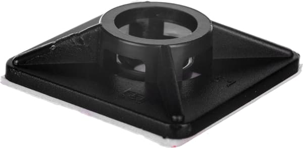 Selvklæbende base 3,6mm 28x28mm selvklæbende sort BMN0902E /100stk. /