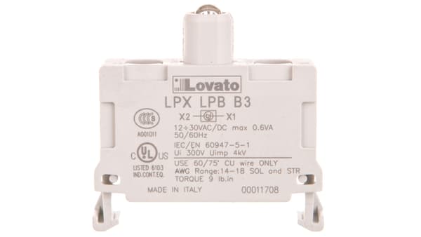 LED lampeholder grøn 12-30V AC/DC LPXLPBB3