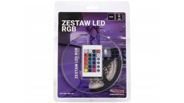 RGB 72W 300led 24key IP20 blister led kit
