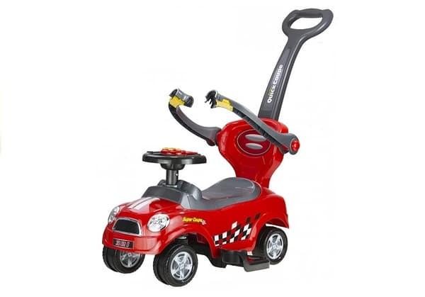 Lean Sport Riding Pusher med Guide Coupe Röd