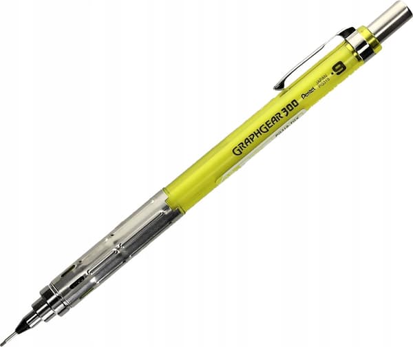 Automatisk pentel GraphGear 300 0,9 mm gul