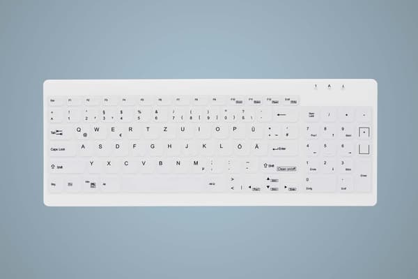 Active Key AK-C7012 USB-tastatur tysk hvid