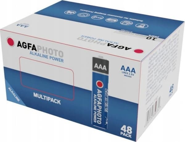 AgfaPhoto Alkaline Power -paristo -AAA LR03 Micro 48kpl