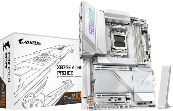 AORUS X870E PRO ICE - bundkort - ATX - Socket AM5 - AMD X870E