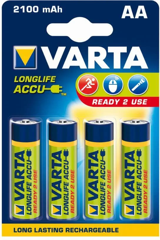 Varta LongLife AA/R6 2100mAh Batteri 4 stk