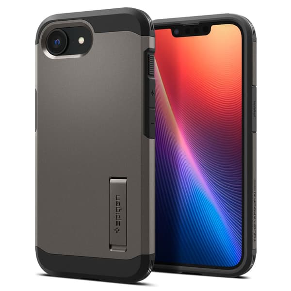 Spigen Tough Armor MagSafe, gunmetal - iPhone 16e
