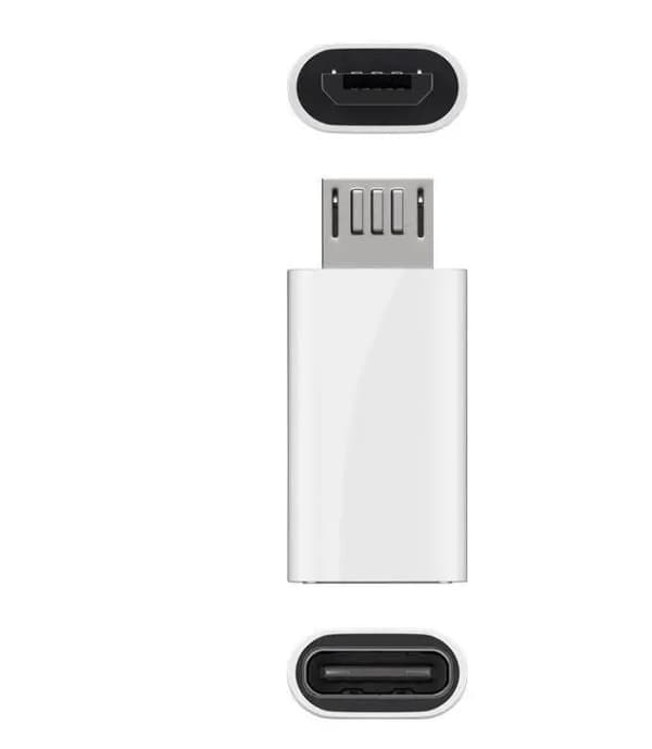 MicroConnect USB 2.0 Micro-B til USB-C-adapter, hvid dataoverførselshastighed på op til 480 Mbps