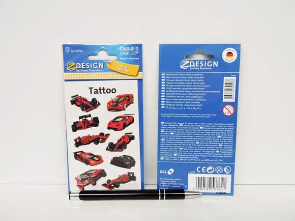Tatueringar - Racerbil
