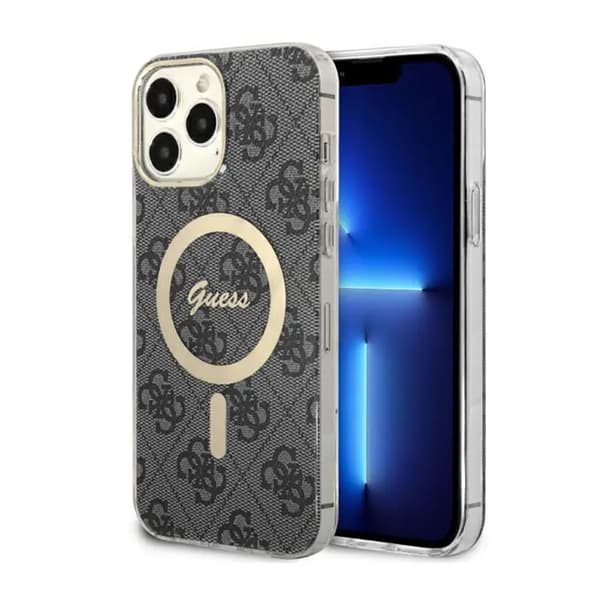 Guess GUHMP13XH4STK iPhone 13 Pro Max 6,7\" sort/sort Hardcase 4G MagSafe