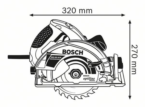 Bosch GKS 65 GCE Professional - cirkel