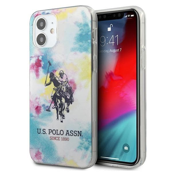 US Polo USHCP12SPCUSML iPhone 12 mini 5,4\" flerfärgad Tie & Dye Collection