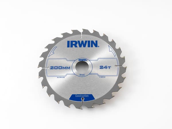 Cirkelsåg 200x30x2,5mm 24z ATB CONSTRUCTION IRWIN