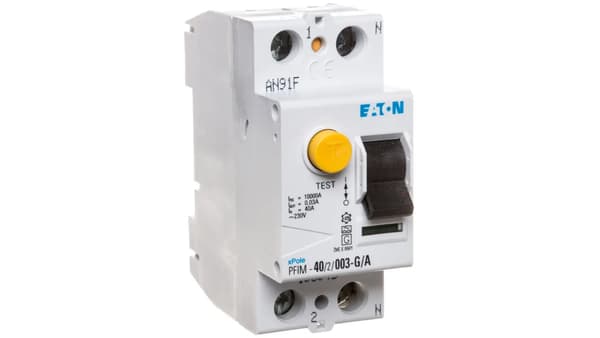 Eaton Differentialafbryder PFIM-40/2/003-G/A 2P 40A 0,03A type G/A - 108045