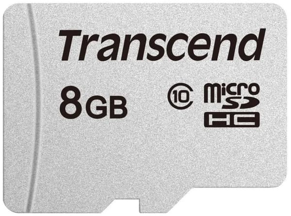 Transcend microSDHC 300S 8GB Klass 10