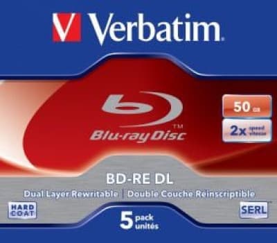 Verbatim BD-RE 50 GB 2x 5 kappaletta (43760)
