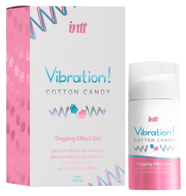 intt Vibration Cotton Candy Stimulation Gel 15 ml - Makea tuoksuinen koostumus