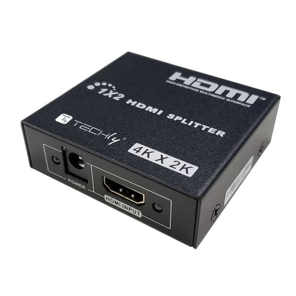 Techly HDMI Splitter 1x2 4K*30Hz Aktiv