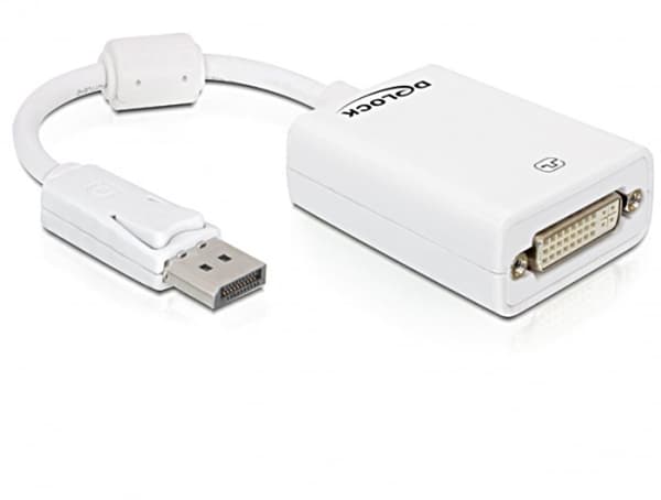 DeLOCK Displayport-DVI-sovitin - DisplayPort-sovitin - 12,5 cm
