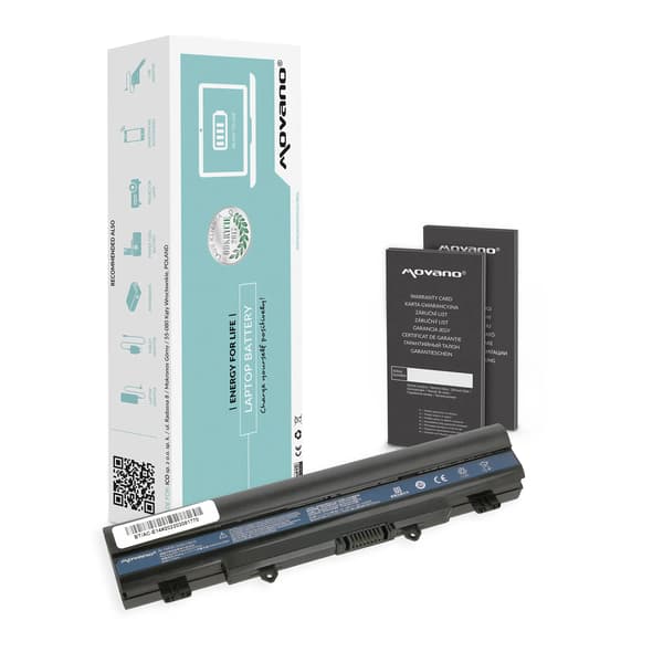 Movano-batteri til Acer Aspire E14, E15, E5-511 notebook (10.8V-11.1V) (4400 mAh)