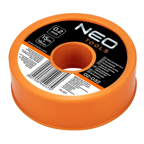 Neo-tiivistysteippi putkille (Tiivistysteippi 15m, PTFE)