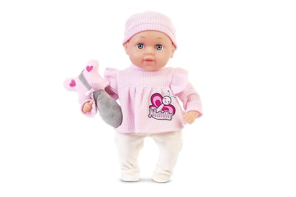 Docka Natalia babas med leksak 33cm 164194