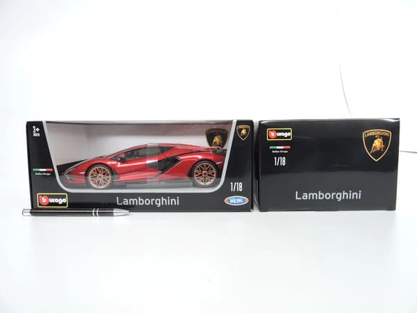 Lamborghini Sian FKP 37 Rød 1:18 BBURAGO