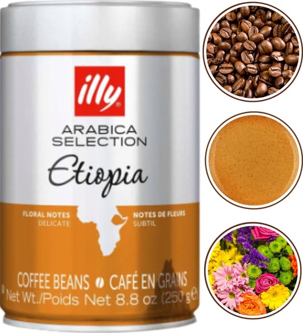 illy Arabica Selection Etiopia pavut 250 g