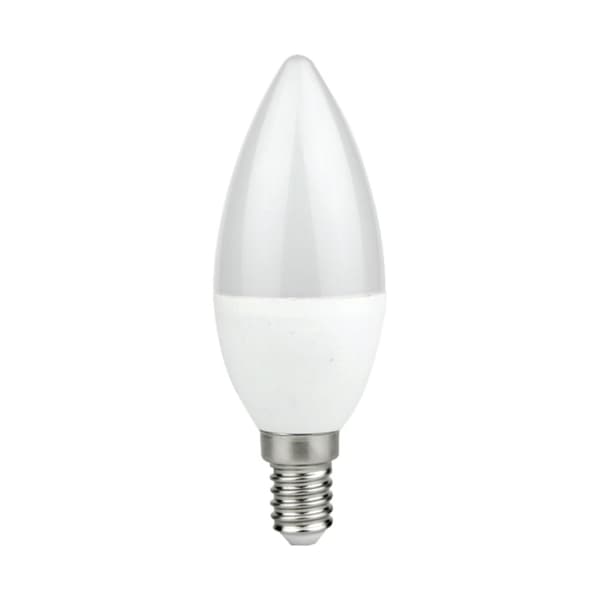 LED pære 7W E14 C37. Tefarve: 6500K