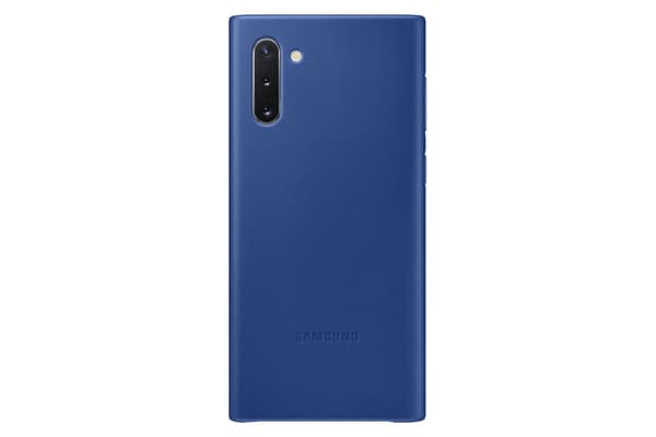 Etui Samsung EF-VN970LL Note 10 N970 blå/blå lædercover