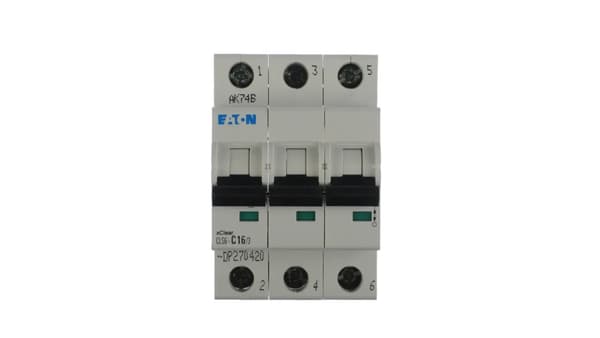 Strømafbryder 3P C 16A 6kA AC CLS6-C16/3-DP 270420