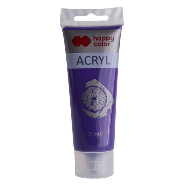 Akrylfärg 75ml lila HAPPY COLOR