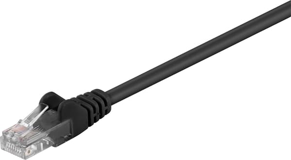 Goobay Patchkabel U/UTP kat. 5e CCA sort 5m (68651)