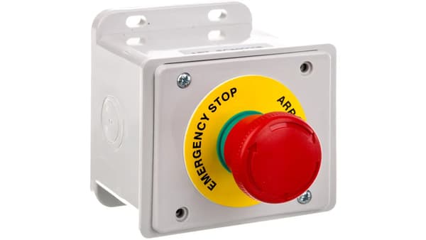 Alarmknap rød 1NC 10A 250V IP65EC69000E