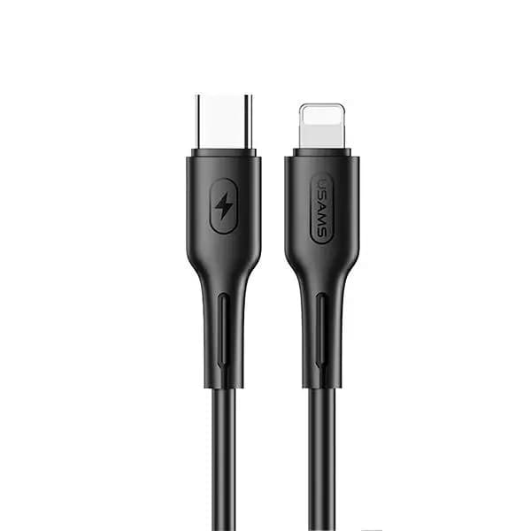USAMS U43 USB-C til Lightning-kabel 30W PD 1.2m sort