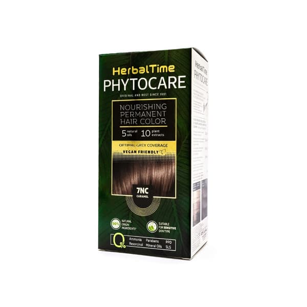 HERBAL TIME Phytocare Naturlig hårfarve 7NC Karamel