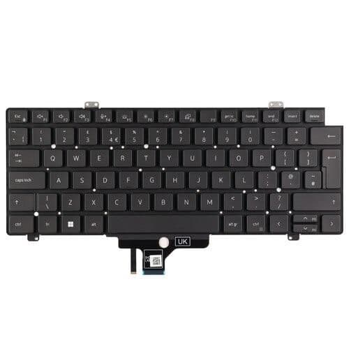 Dell Engelsk-UK Baggrundsbelyst Tastatur med 80 Taster